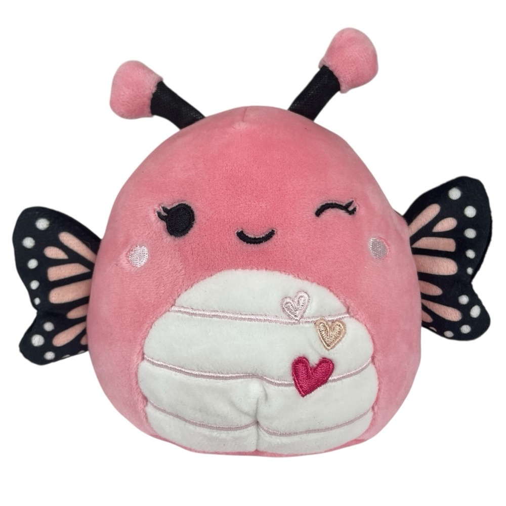 Squishmallows 5" Arona Butterfly Pink Valentines Day NWT
